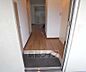 玄関：部屋が全部見えない玄関になっています。