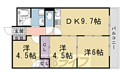 グリシーヌ京都西京極 7階