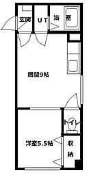 アイビーハウス美園1 1LDKの間取図画像