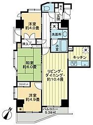エクメーネ赤羽 3LDKの間取図画像