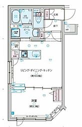 crostone成増 1LDKの間取図画像
