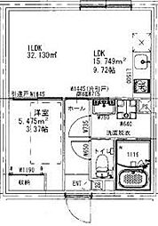 アステール旭町 1LDKの間取図画像