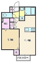 間取図画像 1LDK