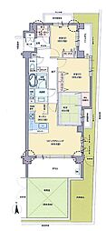 アンビシャス河辺 3LDKの間取図画像