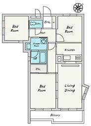 間取図画像 3LDK