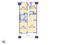 間取図画像 3LDK