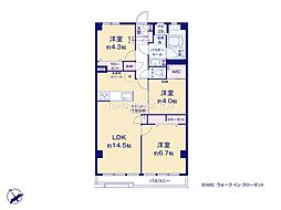 間取図画像 3LDK