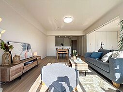 西武拝島ハイツ4号棟 3LDKのリビング/ダイニング