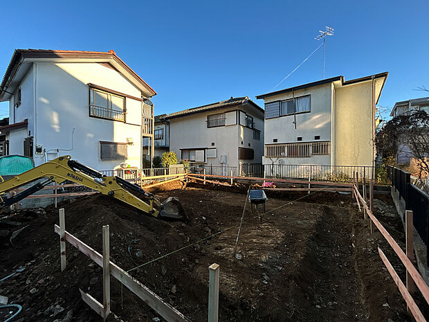 物件外観（2025年12月15日撮影）2026年2月完成予定