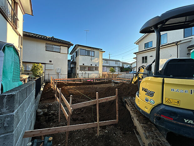 物件外観（2025年12月15日撮影）2026年2月完成予定