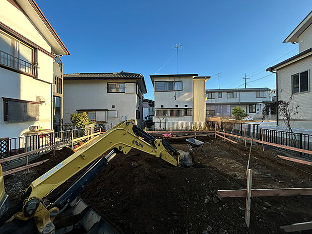 物件外観（2025年12月15日撮影）2026年2月完成予定