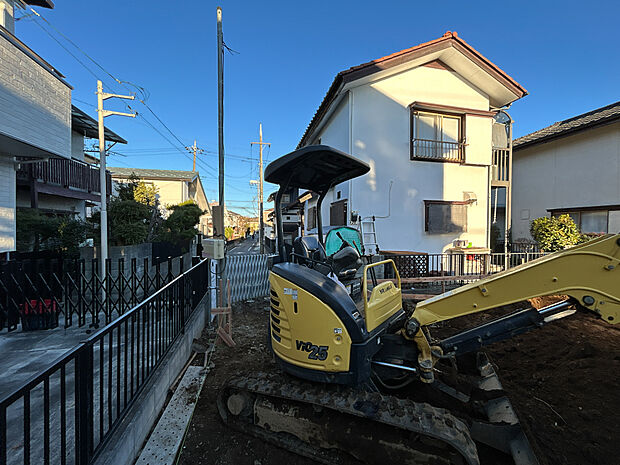 物件外観（2025年12月15日撮影）2026年2月完成予定