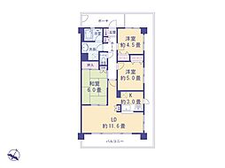 間取図画像 3LDK