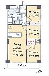 間取図画像 3LDK