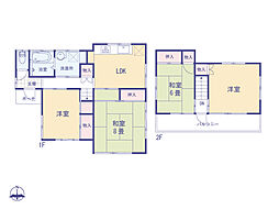 JR青梅線 青梅駅 徒歩30分 4DKの間取り