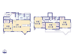 JR五日市線 武蔵増戸駅 徒歩9分 4LDKの間取り