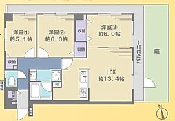 間取図画像 3LDK