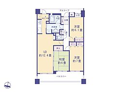 間取図画像 3LDK