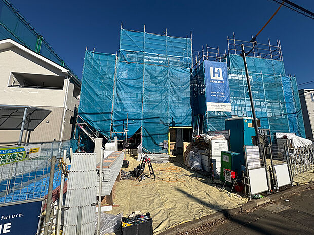現在建物建築中です。(2026年1月10日現在)ご内覧や完成物件のご紹介等も可能です。