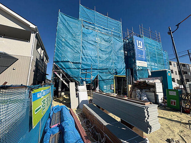 現在建物建築中です。(2026年1月10日現在)ご内覧や完成物件のご紹介等も可能です。