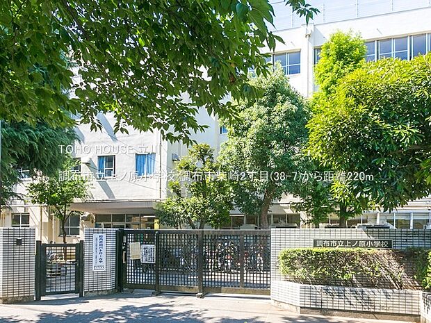 調布市立上ノ原小学校 220m