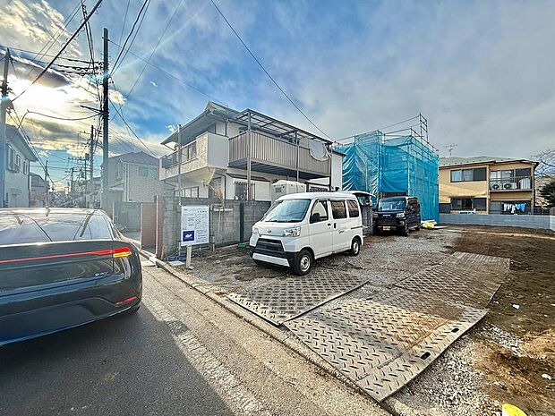 現地外観　2月末完成予定（撮影日2026年1月22日）