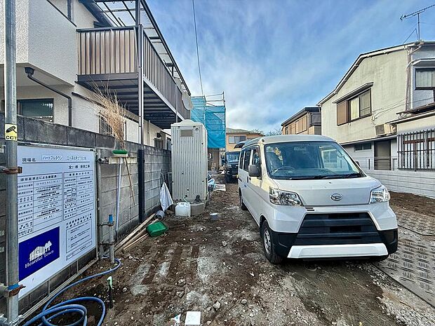 駐車場　2月末完成予定（撮影日2026年1月22日）