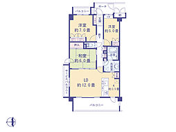 間取図画像 3LDK