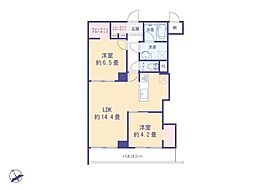ライオンズマンション吉祥寺 2LDKの間取図画像
