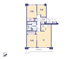 間取図画像 3LDK