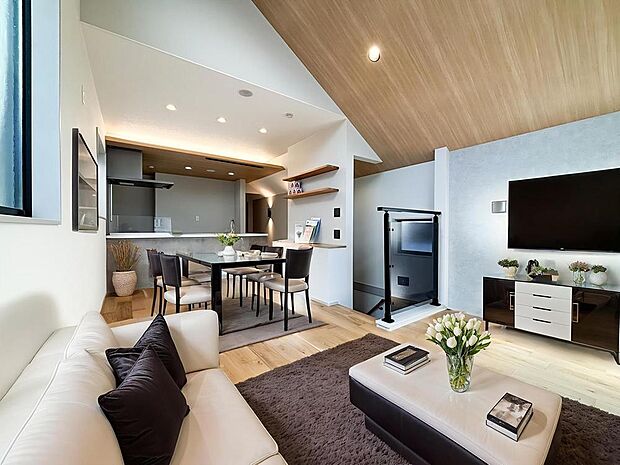 家具の配置がしやすい広さを確保した拘りの間取りです。（本画像はCGで作成しており、実際に現地に家具はおかれておりません。また価格に家具は含まれておりません。）