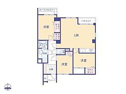 日興パレグランデ八王子 3LDKの間取図画像
