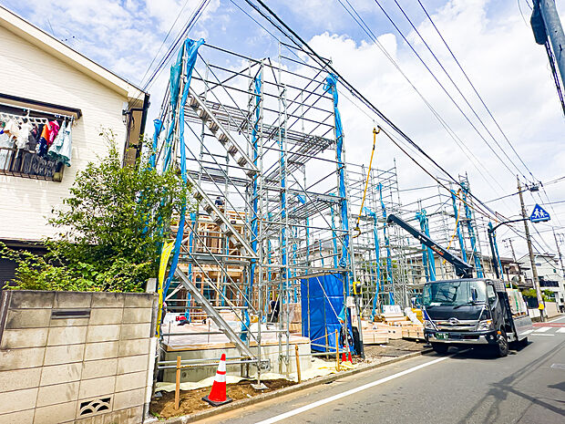 完成をお楽しみに。現地のご見学も可能です。2026/4/25撮影