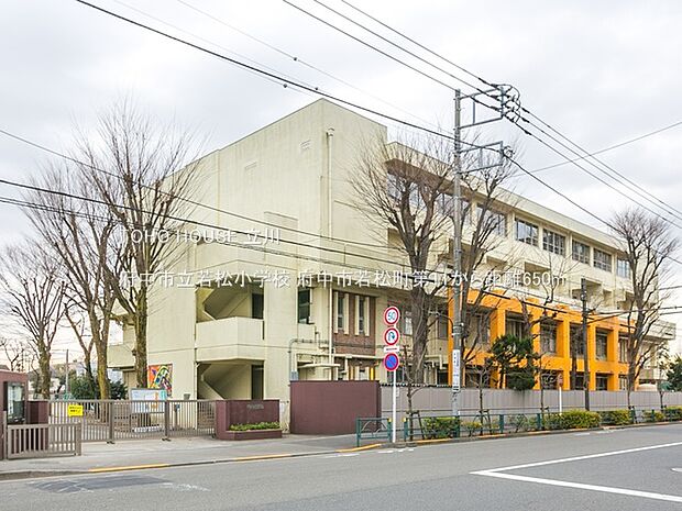 府中市立若松小学校 650m