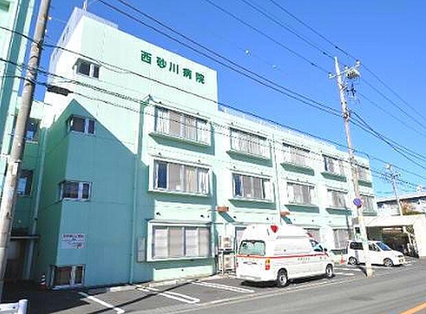 西砂川病院　509ｍ