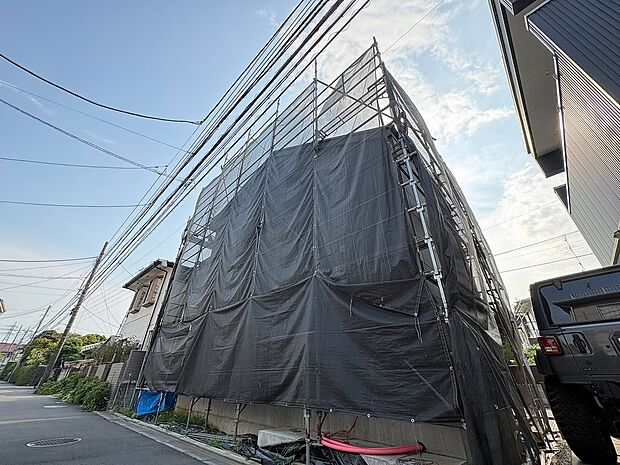 2026年9月完成予定。太陽光蓄電池設備付のオール電化住宅です。