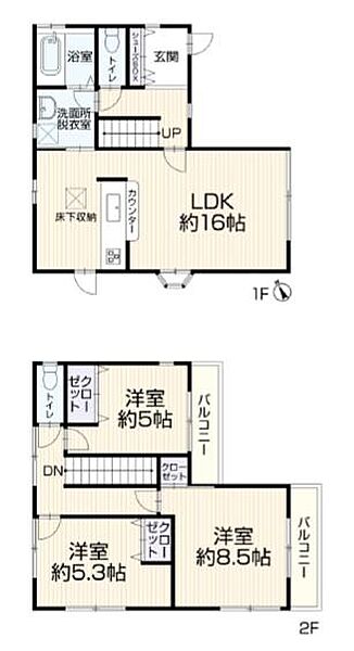 間取りを拡大表示