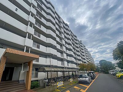 外観：圧倒的なスケール感を誇るビッグコミュニティ！敷地内道路や緑地もきれいに維持整備されています。
