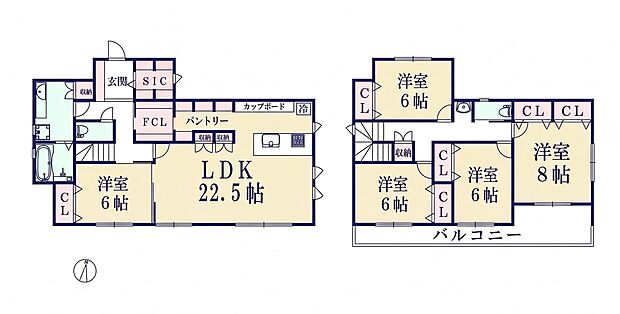 間取り図。