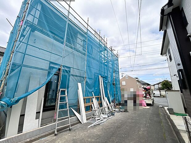 物件外観(2026年9月18日撮影)10月下旬完成予定