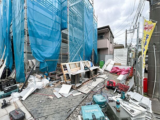物件外観(2026年9月18日撮影)10月下旬完成予定