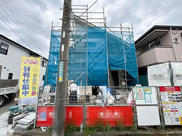 物件外観(2026年9月18日撮影)10月下旬完成予定