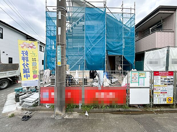 物件外観(2026年9月18日撮影)10月下旬完成予定