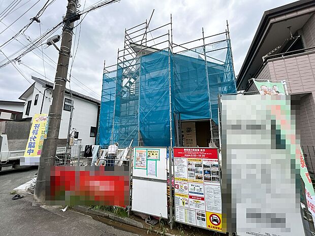 物件外観(2026年9月18日撮影)10月下旬完成予定