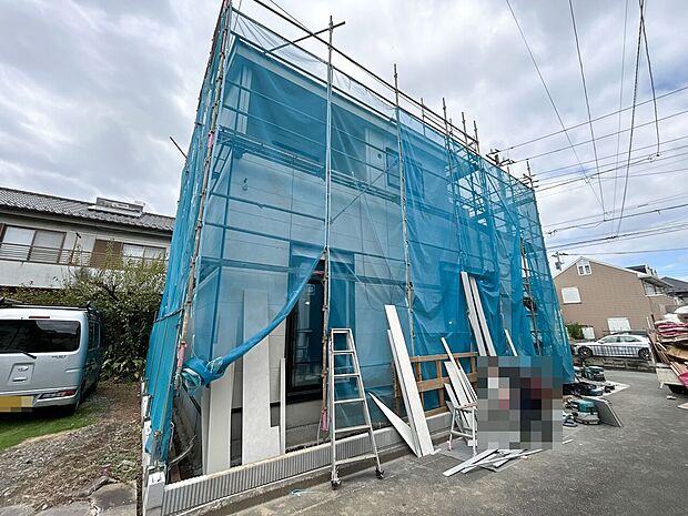 物件外観(2026年9月18日撮影)10月下旬完成予定