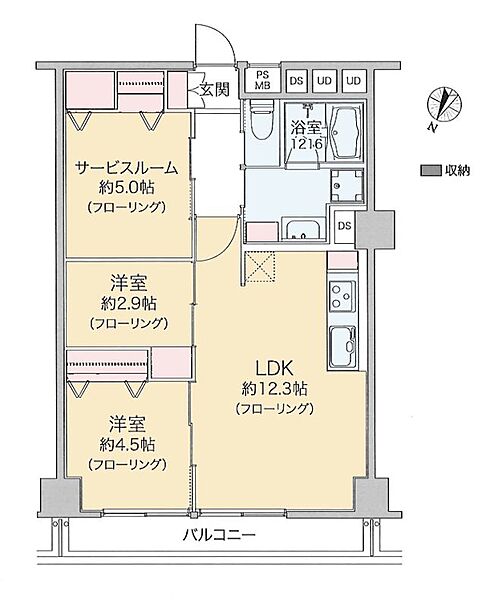 間取りを拡大表示