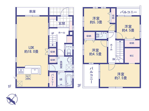 間取りを拡大表示