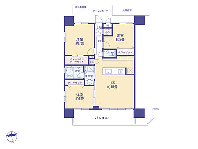 間取り：間取り図