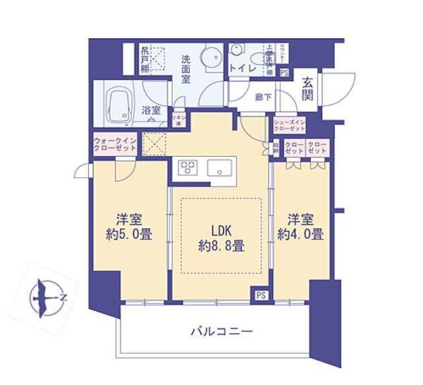 間取りを拡大表示
