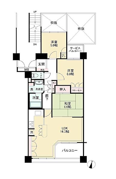 間取りを拡大表示